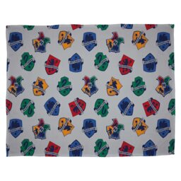 Harry Potter Fleece House Crests Blanket Multi Multicoloured 150cm x 100cm 1