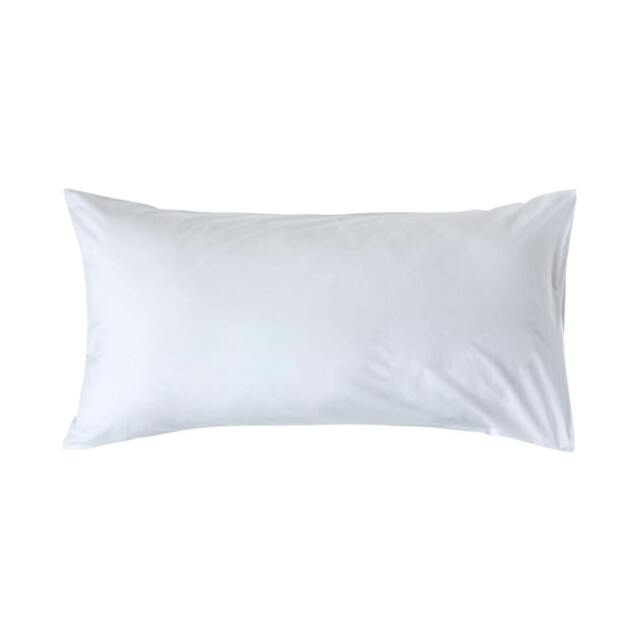 Homescapes White Egyptian Cotton Housewife Pillowcase 200 TC - King Size