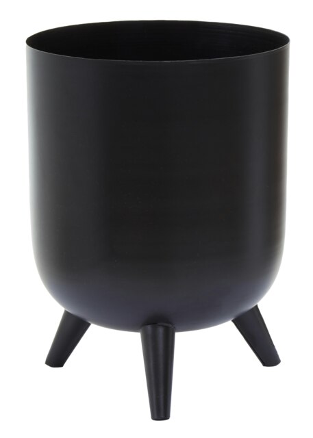 Orsina Classic And Timeless Design Vase, Iron Constructed Flower Vase, Easy To Maintain Black Vase For Flowers