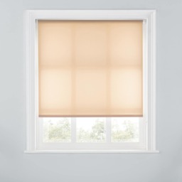 A.Unique Home Premium Trimmable Daylight Roller Window Blind - Light Filtering Fabric - 4FT - MOCHA - 120CM (W) x 170CM (L)
