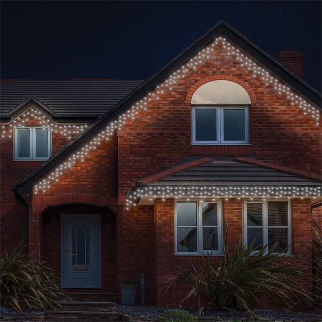 Icicle lights Black Rubber 60/40/20 Drop 2M
