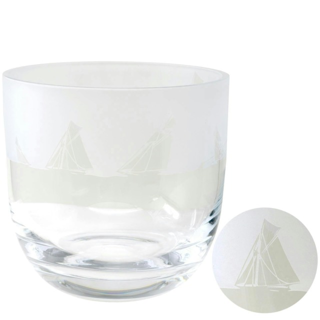 Animo Glass Candle Holder Engraved Pot All At Sea