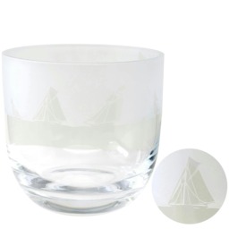 Animo Glass Candle Holder Engraved Pot All At Sea