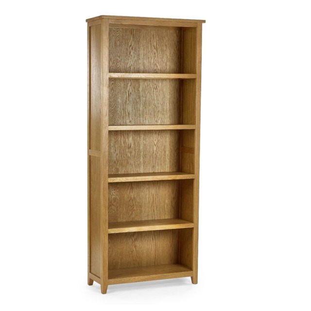Premium Kinloch Tall Bookcase in Oak
