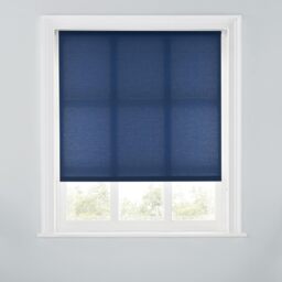A.Unique Home Premium Trimmable Daylight Roller Window Blind - Light Filtering Fabric - 5FT - NAVY - 150CM (W) x 170CM (L)