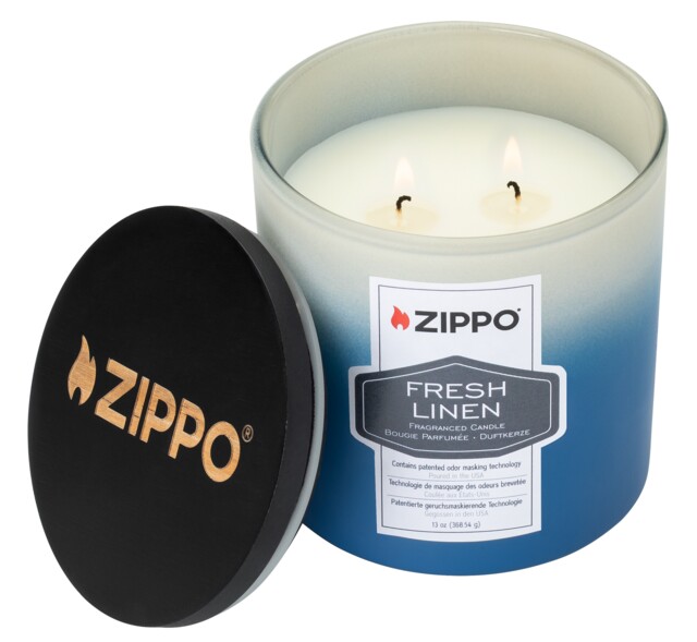 Zippo Odor Masking Candle - Fresh Linen