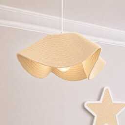 CGC Lighting Flora 78cm Cream Large Floppy Fabric Lampshade