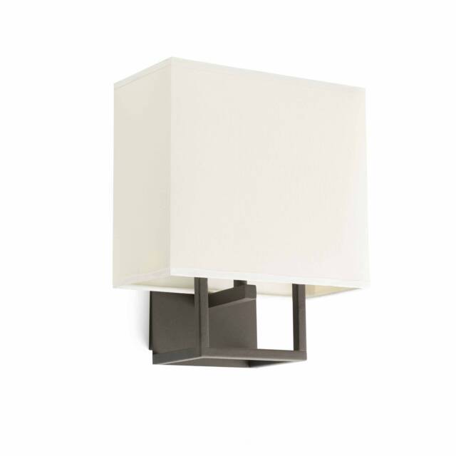 Vesper 1 Light Indoor Wall Lamp Brown with Shade, E14