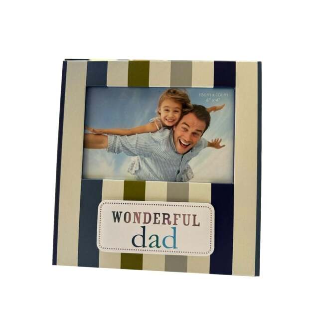 "Wonderful Dad Bingham Juliana Picture Frame - 4"" x 6"" Photo"