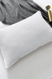 Duck Feather & Down Pillow PAIR with Cotton Cover