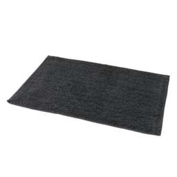 Showerdrape Andorra Charcoal 100% Cotton Bath Mat 800 x 500mm Multi 1