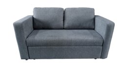 The Brenta 2 Seater Slide Storage Sofa in Grey, Silver or Navy Grey One Size