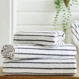 Malmo Cotton Stripe Lightweight 480gsm Towel