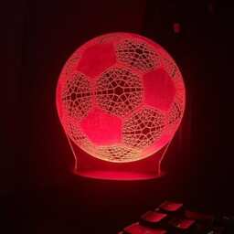 Football Sports Acrylic Sign with LED Light Base