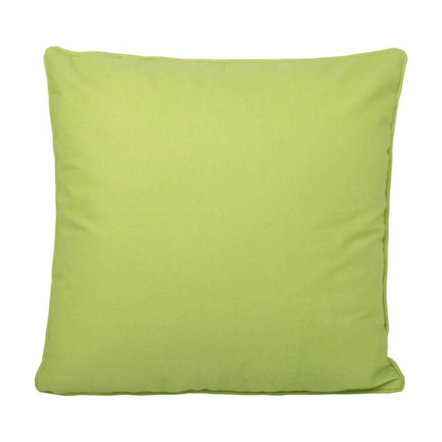 Fusion Plain Dye Filled Cushion Lime