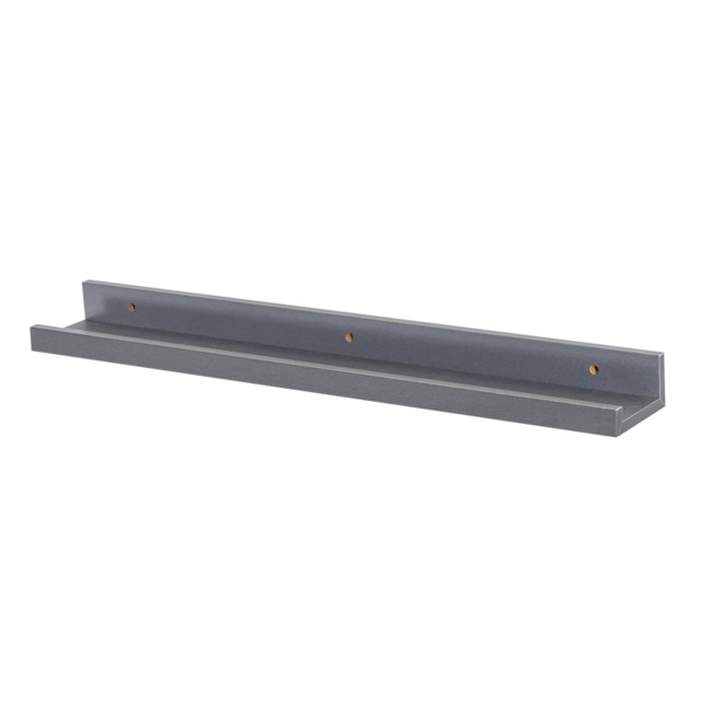 Harbour Housewares Floating Picture Ledge Wall Shelves - 57cm - Grey