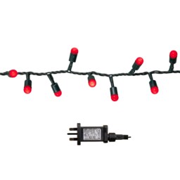 1000 Christmas Berry String Lights in Red with Multi-Action LEDs