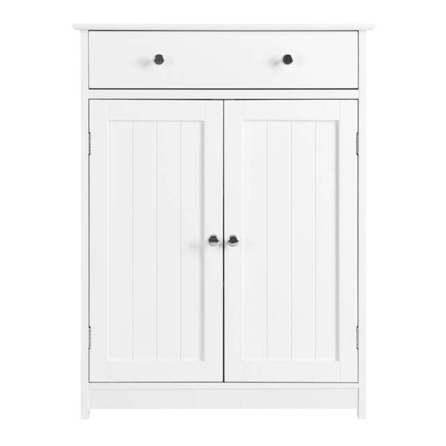 Yaheetech Free-Standing Bathroom Cabinet with Drawer White