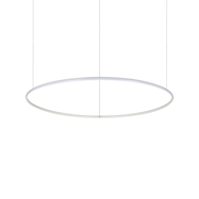 Hulahoop LED Decorative Round Integrated Pendant Light White, 3000K