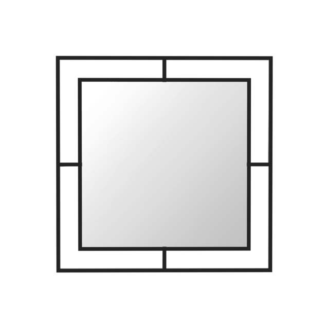 Decortie Corner Wall Mirror 58.6x58.6cm Black