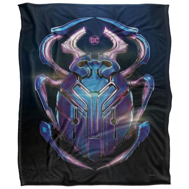 Blue Beetle Beetle Blanket - Multicoloured - One Size