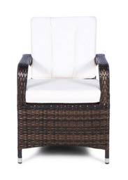 Arizona Outdoor Rattan Garden Dining Chair Brown Brown