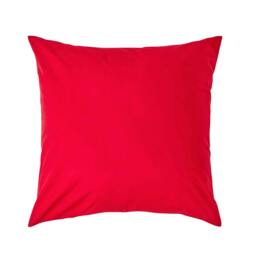 Homescapes Red European Size Egyptian Cotton Pillowcase 200 TC - 60 x 60 cm Red