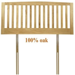 6ft Super King 100% Genuine solid oak headboard bedhead end.Oak wood wooden, woodern style slat headboard Multi 6ft Super King