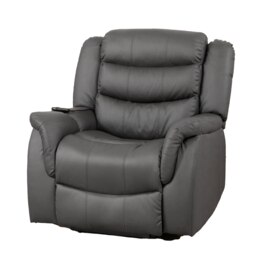 Almeira Electric Riser Recliner with Massage and Heat - Grey
