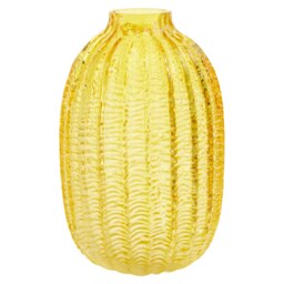Bionda Large Yellow Glass Vase Yellow
