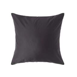 Homescapes Dark Charcoal Grey European Size Egyptian Cotton Pillowcase 1000 TC - 60 x 60 cm Grey