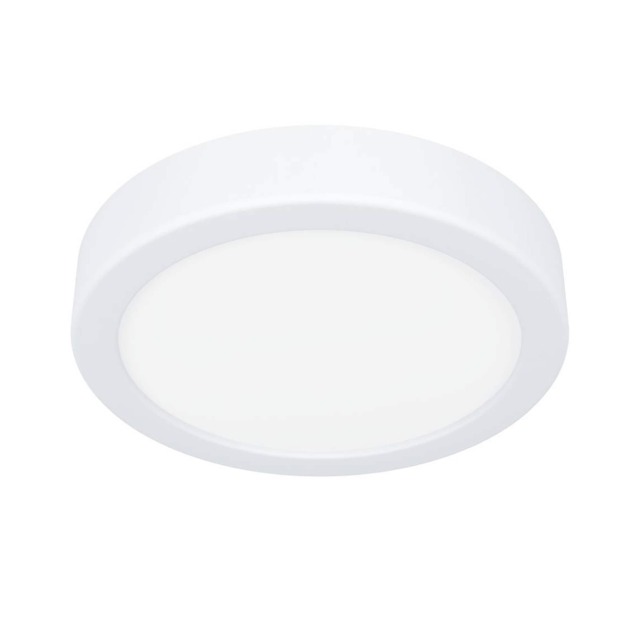 EGLO Fueva 6 IP44 LED CCT Plastic Ceiling Light, (D) 16.6cm White