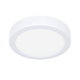 EGLO Fueva 6 IP44 LED CCT Plastic Ceiling Light, (D) 16.6cm White