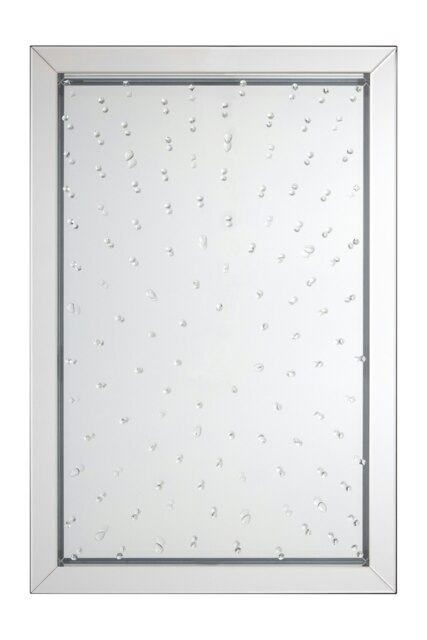 Rivulet Splash Effect Wall Mirror Silver