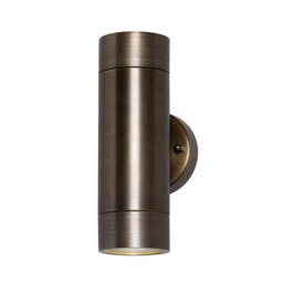 BHS Bruce Outdoor Wall Light, Bronze