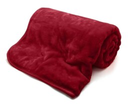 Mink Red Blanket 127x152cm