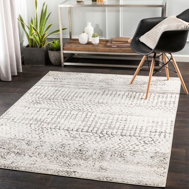 LIVABLISS Pisa-Global Rug 150 x 213 cm Black Grey Off-White