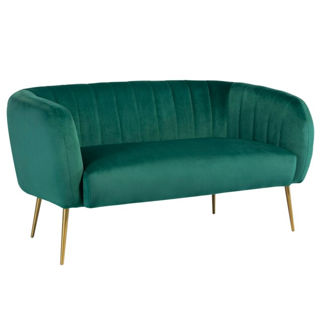 Matilda 2 Seat Sofa Green