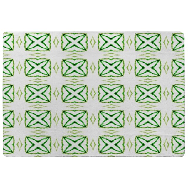 Green Extraordinary Boho Chic Summer Design Rug Multi