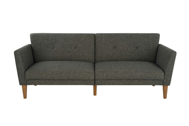 Regal 3-Seater Sofa Bed Fabric Grey Grey GREY LINEN Three Seater