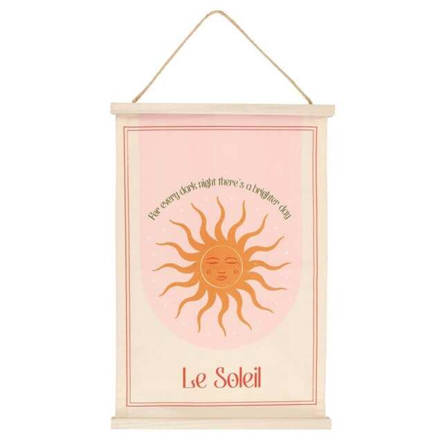 Something Different Le Soleil Hanging Wall Decoration - Pink - One Size