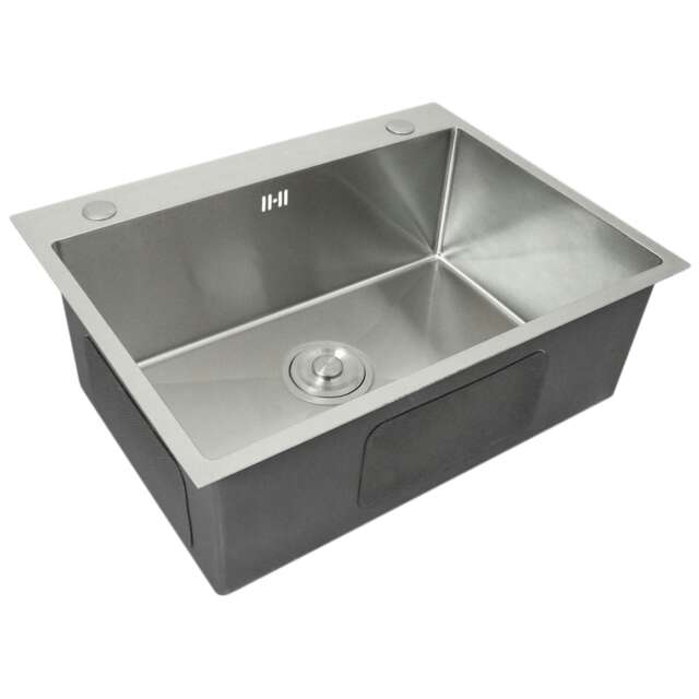 KuKoo Single Stainless Steel Sink Silver