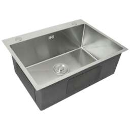 KuKoo Single Stainless Steel Sink Silver