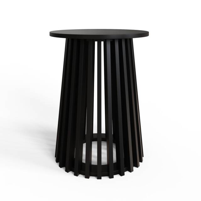 Kaleb Side Table Black Black