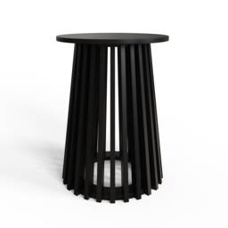 Kaleb Side Table Black Black