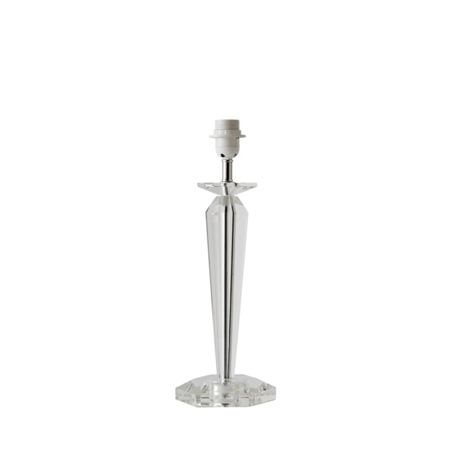 ValueLights Davenport Clear Genuine K9 Crystal Table Lamp Base