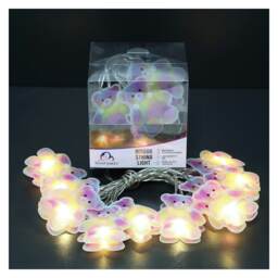 Sleep Sakes 10 String Lights 135cm - Rainbow Teddy Multi