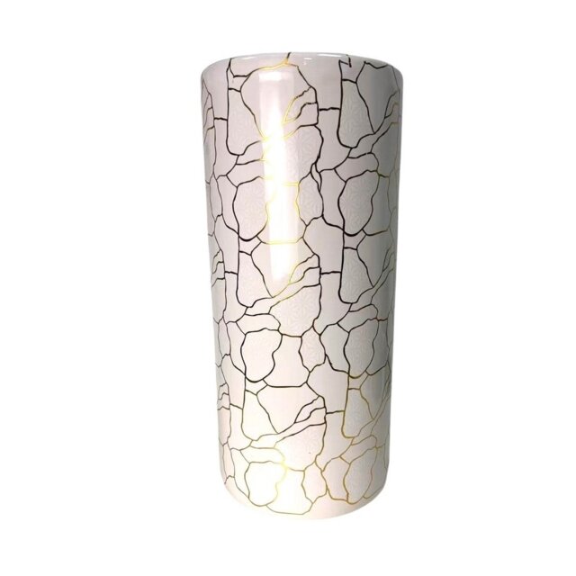 18 Inch Umbrella Stand - Ceramic - L20 x W20 x H46 cm - White