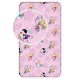 Disney Princess Fitted Sheet - Pink - 25cm x 200cm x 90cm Pink Single