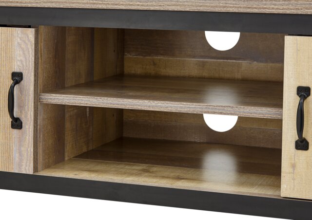 Boston 2 Door TV Unit Brown Oak